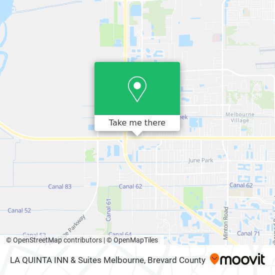 LA QUINTA INN & Suites Melbourne map