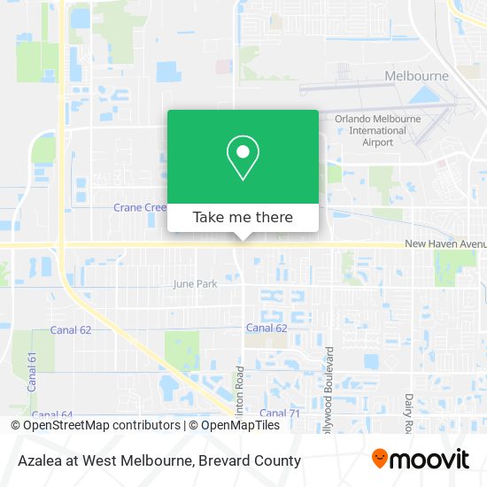 Azalea at West Melbourne map