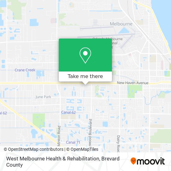 Mapa de West Melbourne Health & Rehabilitation