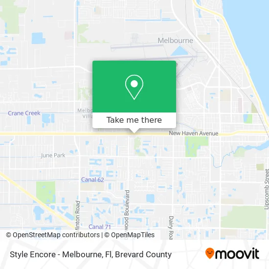 Style Encore - Melbourne, Fl map