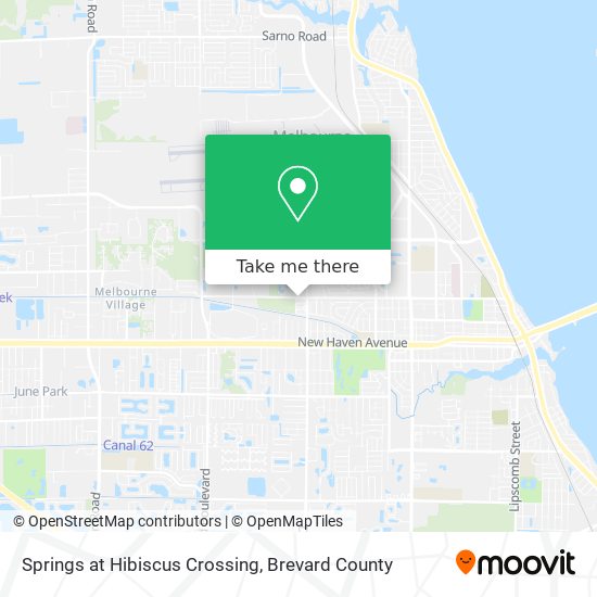 Springs at Hibiscus Crossing map