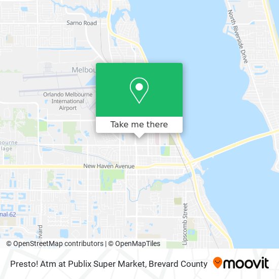 Presto! Atm at Publix Super Market map