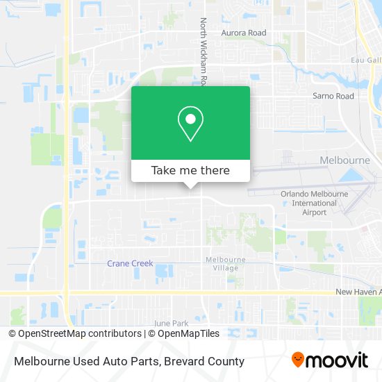 Mapa de Melbourne Used Auto Parts