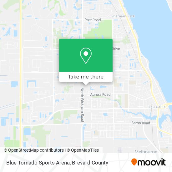 Blue Tornado Sports Arena map