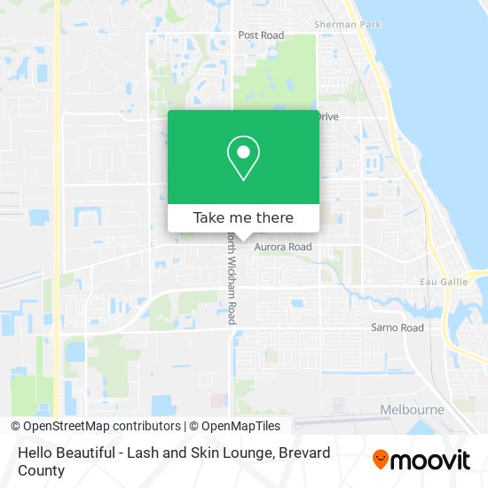 Mapa de Hello Beautiful - Lash and Skin Lounge