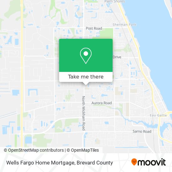 Mapa de Wells Fargo Home Mortgage