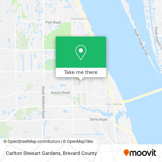 Carlton Stewart Gardens map