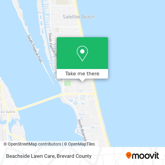 Beachside Lawn Care map