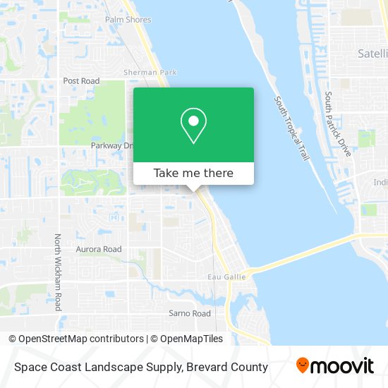 Mapa de Space Coast Landscape Supply