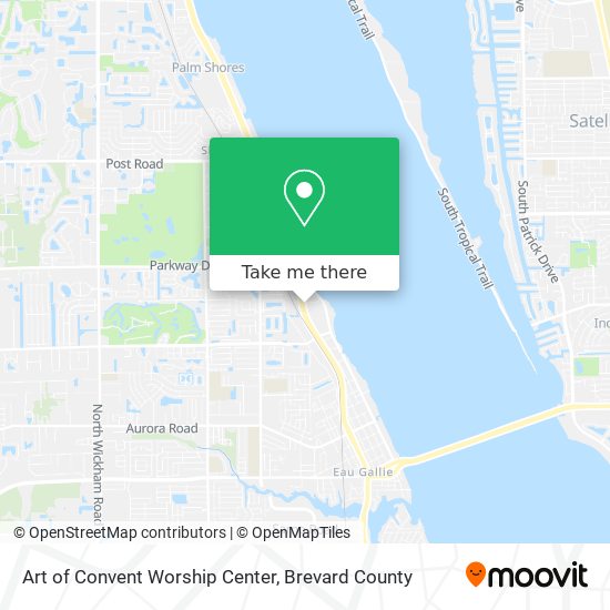 Art of Convent Worship Center map
