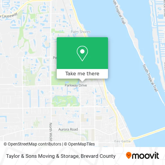 Taylor & Sons Moving & Storage map