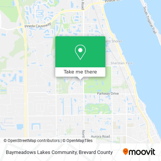 Baymeadows Lakes Community map