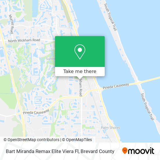 Mapa de Bart Miranda Remax Elite Viera Fl