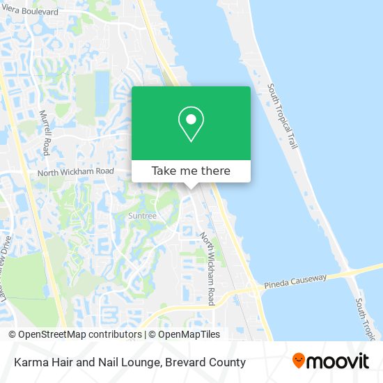 Karma Hair and Nail Lounge map