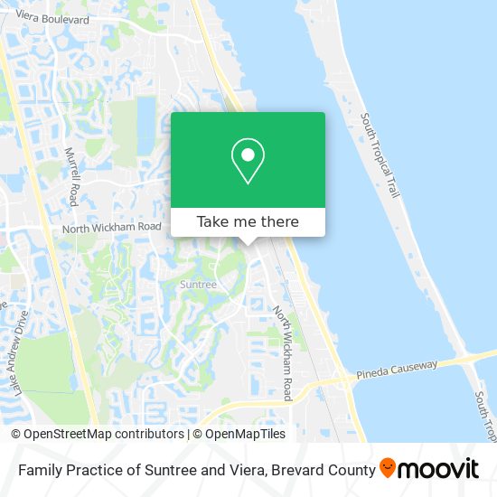 Mapa de Family Practice of Suntree and Viera