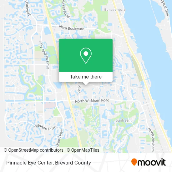 Pinnacle Eye Center map