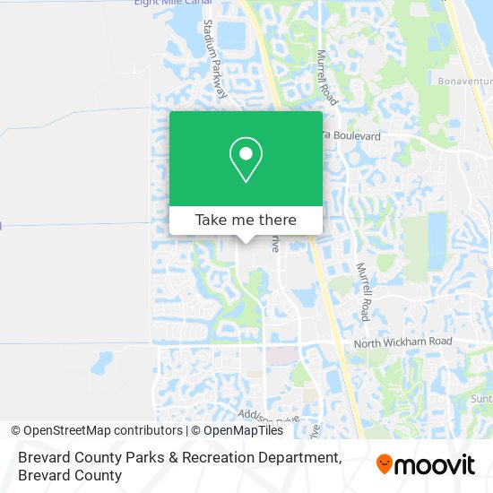 Mapa de Brevard County Parks & Recreation Department