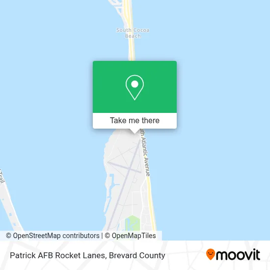 Patrick AFB Rocket Lanes map