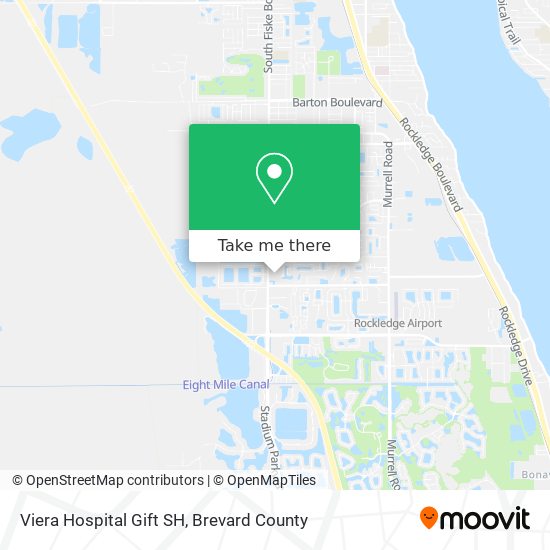 Viera Hospital Gift SH map