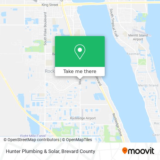 Hunter Plumbing & Solar map