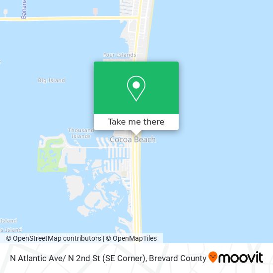 Mapa de N Atlantic Ave/ N 2nd St (SE Corner)