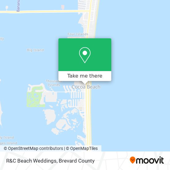 R&C Beach Weddings map