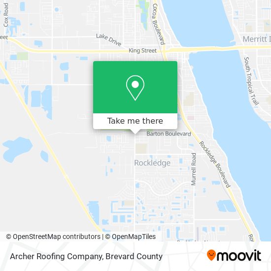 Archer Roofing Company map
