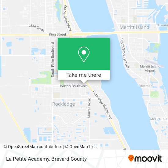 La Petite Academy map