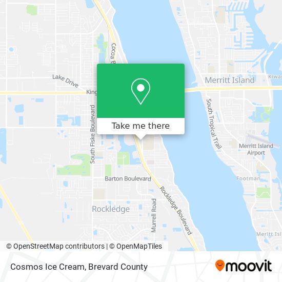Cosmos Ice Cream map