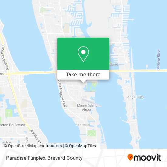 Paradise Funplex map