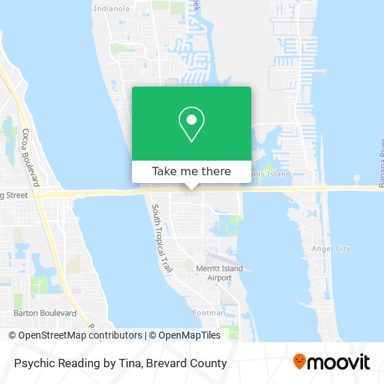 Psychic Reading by Tina map