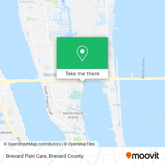 Brevard Pain Care map