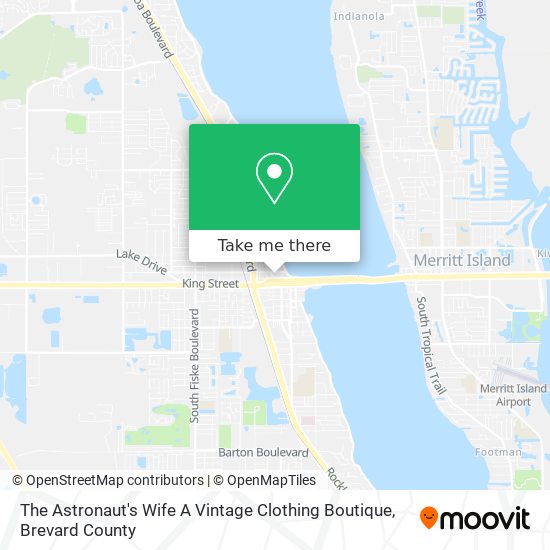 Mapa de The Astronaut's Wife A Vintage Clothing Boutique