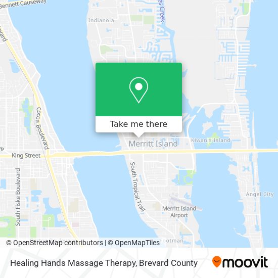 Healing Hands Massage Therapy map