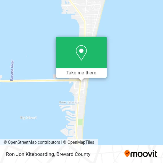 Mapa de Ron Jon Kiteboarding