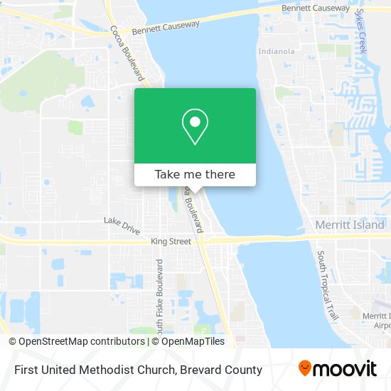 First United Methodist Church map