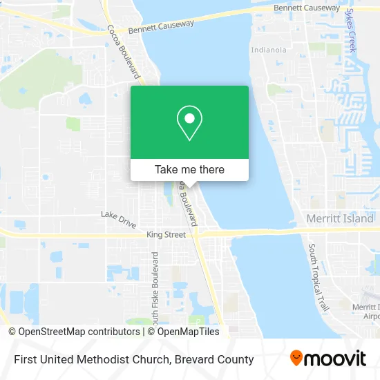 First United Methodist Church map