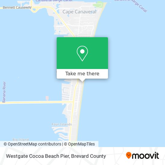 Westgate Cocoa Beach Pier map