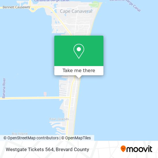 Westgate Tickets 564 map