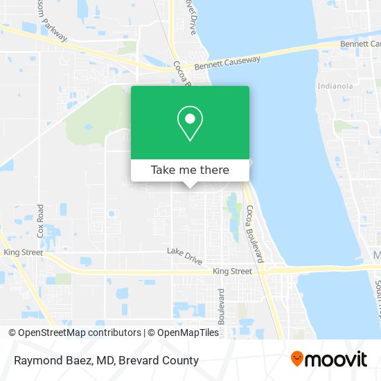 Raymond Baez, MD map