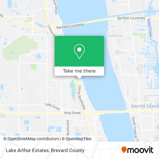 Mapa de Lake Arthur Estates