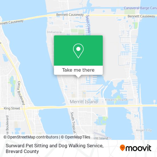 Mapa de Sunward Pet Sitting and Dog Walking Service
