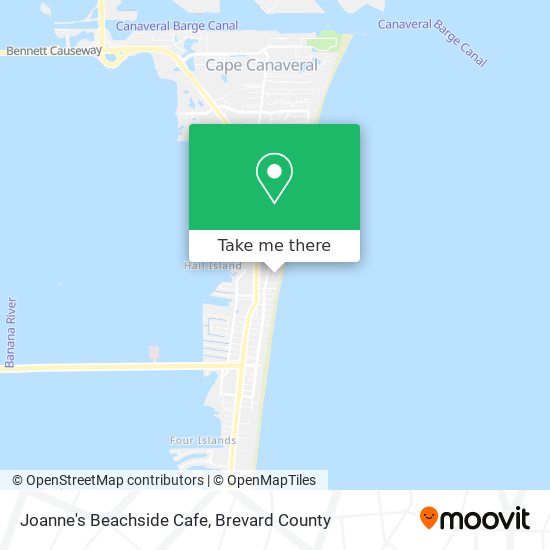 Joanne's Beachside Cafe map