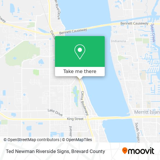 Mapa de Ted Newman Riverside Signs