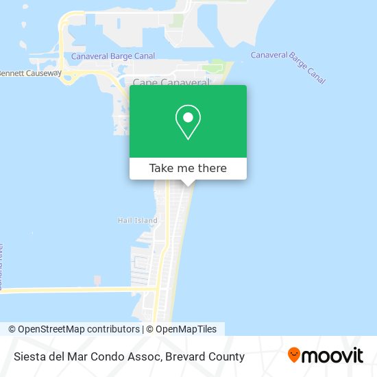Mapa de Siesta del Mar Condo Assoc