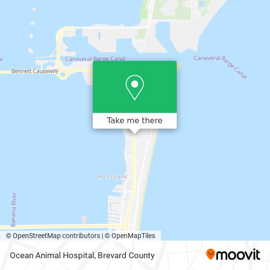 Ocean Animal Hospital map