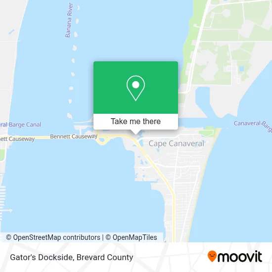 Gator's Dockside map