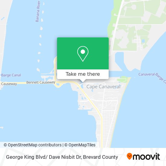 Mapa de George King Blvd/ Dave Nisbit Dr