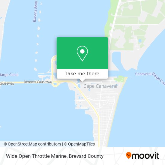 Wide Open Throttle Marine map