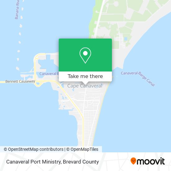 Mapa de Canaveral Port Ministry